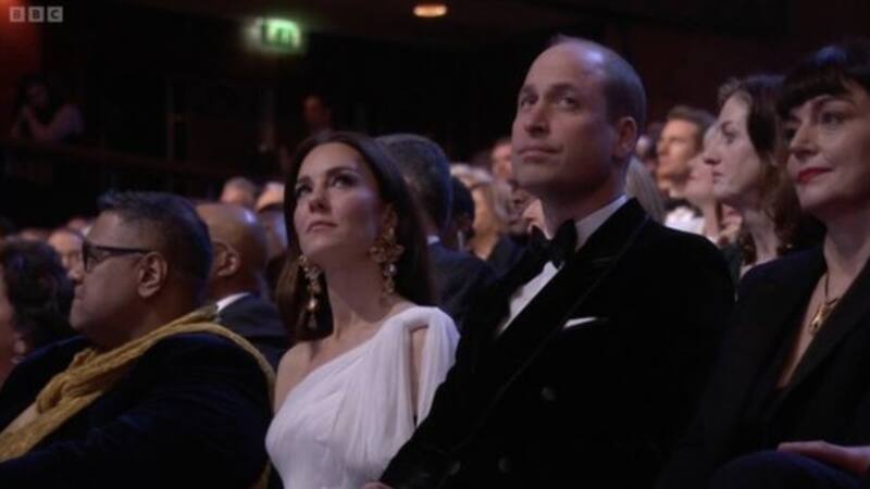 El príncipe William lució completamente conmovido durante el homenaje a la Reina en los BAFTA - Créditos: Mirror