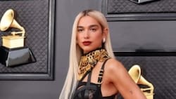 El look de Dua Lipa en los Grammy está inspirado un diseño que usó Donatella Versace