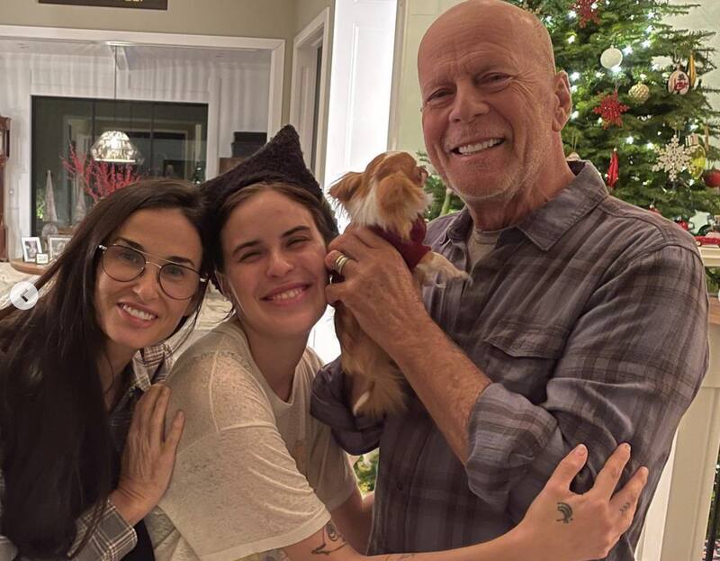 Bruce Willis y Demi Moore tienen tres hijas casi idénticas a la actriz - Créditos: Instagram
