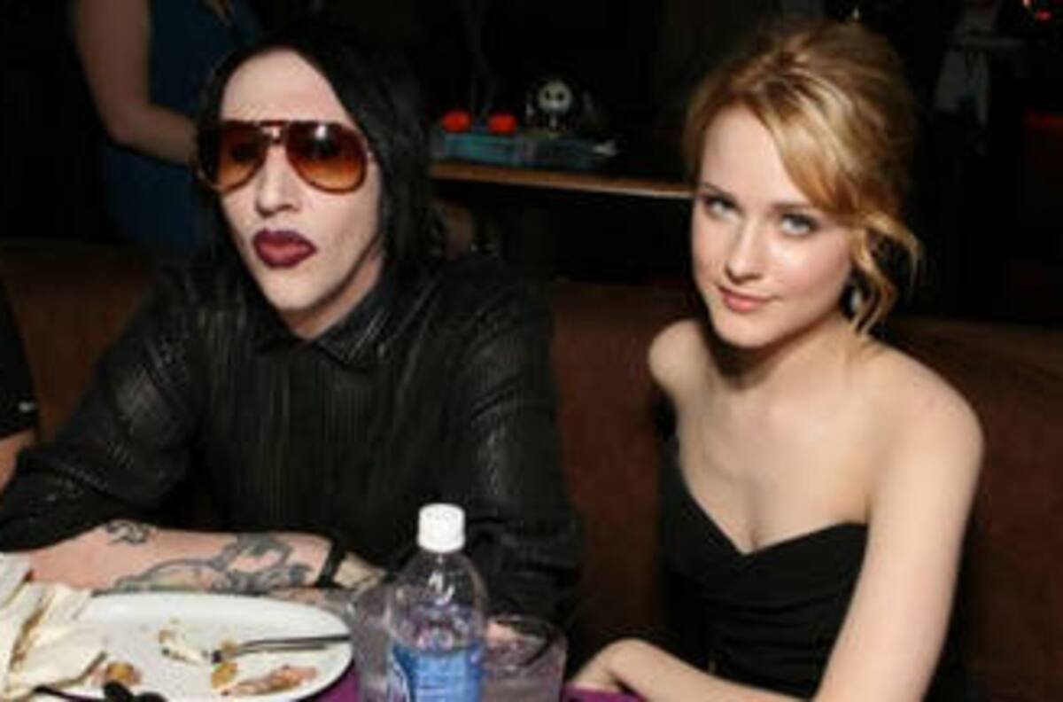 Marilyn Manson acusa de difamación a su ex pareja, Evan Rachel Wood