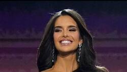 Amanda Dudamel usó aretes con un enigmático mensaje en el concurso Miss Universo