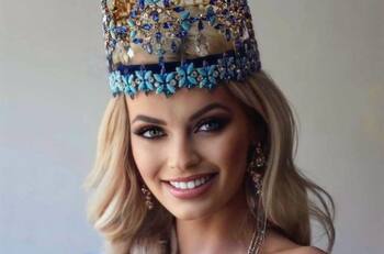 Miss Mundo comienza su reinado como activista política contra Rusia