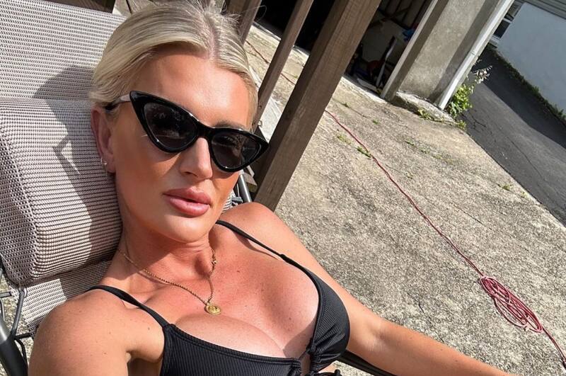 La periodista deportiva sorprendio en el evento de Messi.