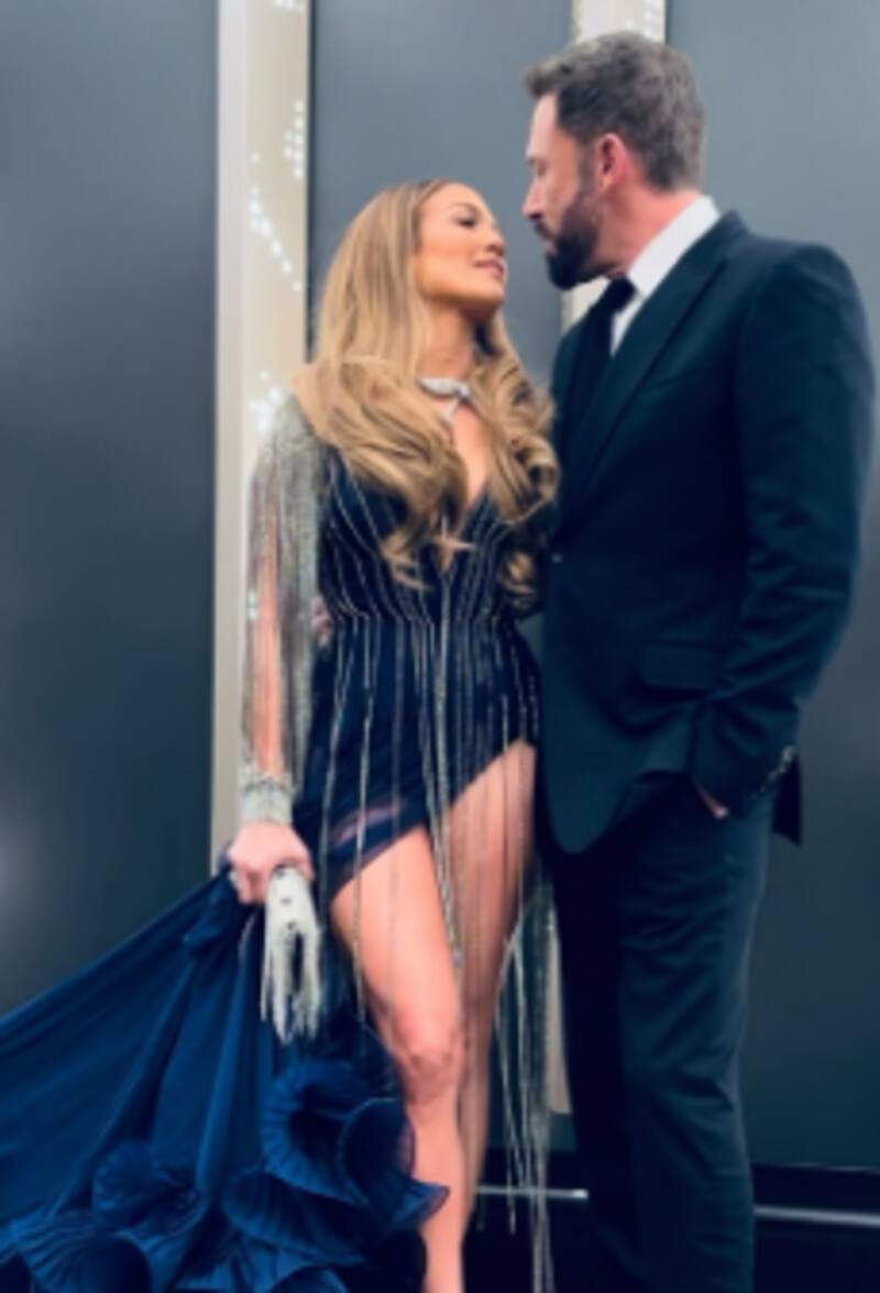 Ben Affleck no se salvó de las burlas de JLo por su cara en los Grammy - Créditos: Instagram
