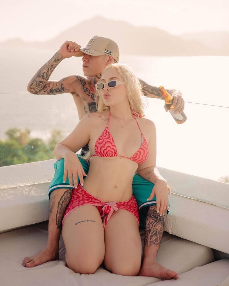 Maya y Sata Fe Klan estuvieron de vacaciones en Manzanillo - Créditos: Instagram