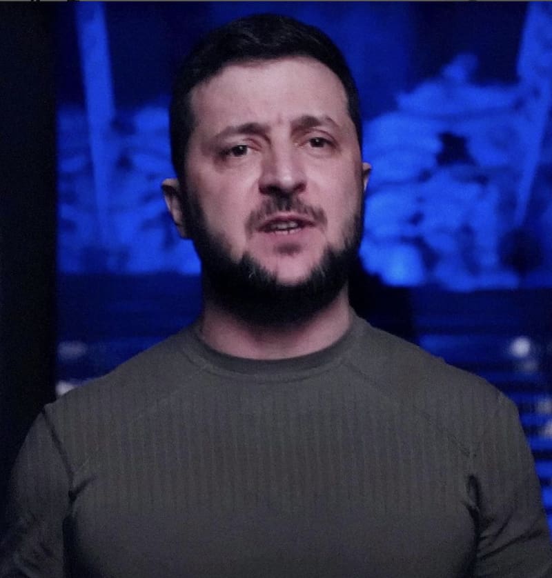 El presidente de Ucrania tiene sorpresiva aparición en la ceremonia del Grammy. - Créditos: Instagram