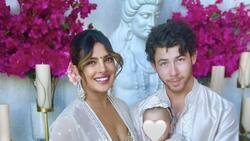 Bebé de Nick Jonas y Priyanka Chopra debuta en público, sus padres dan a conocer su rostro