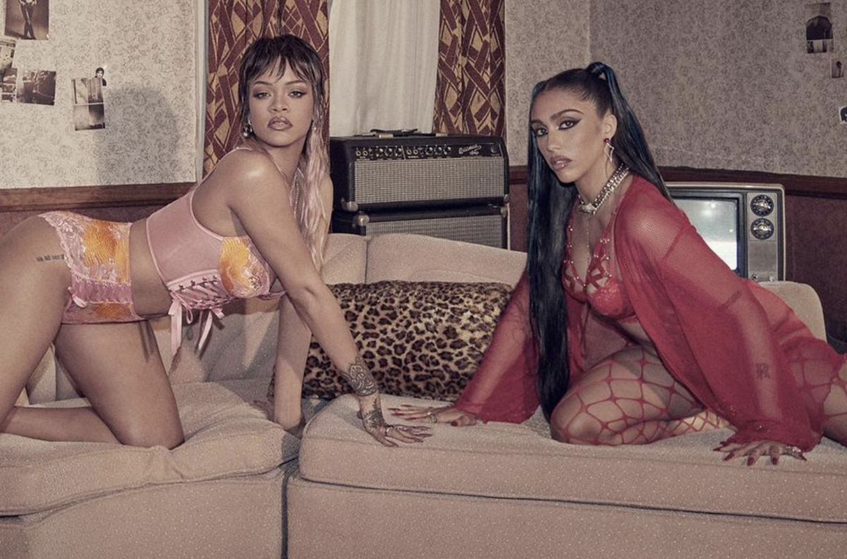 La hija de Madonna y Rihanna posan en sugerentes fotos para promover marca de lencería