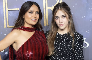 Hija de Salma Hayek deslumbra con su estilo cuando llega a desfile de Gucci en Milán