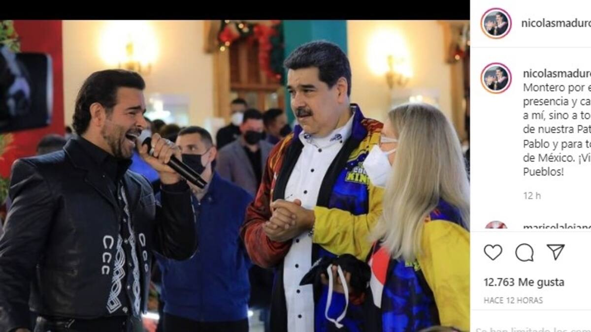 Fans destrozan a Pablo Montero por su serenata a Nicolás Maduro