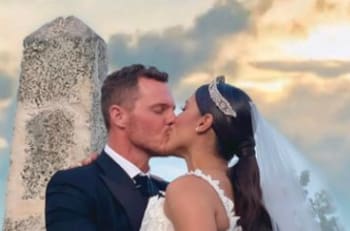 Los tres diferentes vestidos que usó Francisca en su boda de ensueño