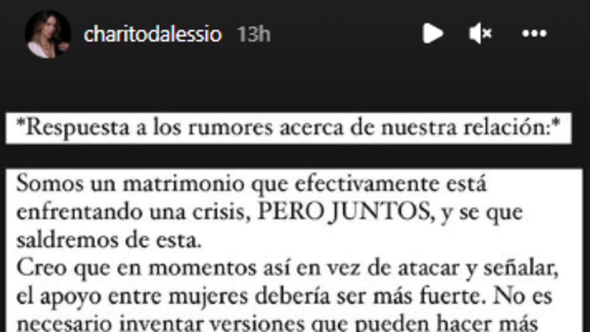 Esposa de Ernesto D’Alessio confirma crisis matrimonial y habla sobre la infidelidad