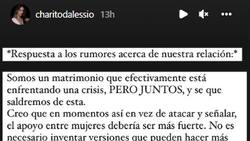 Esposa de Ernesto D’Alessio confirma crisis matrimonial y habla sobre la infidelidad