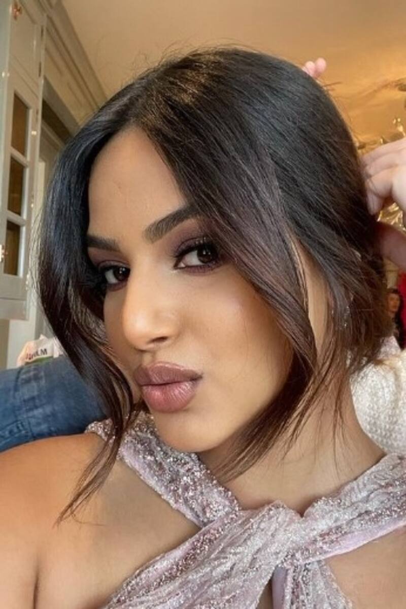 Ex Miss Universo Harnaaz Sandhu aparece muy estlizada porque apunta a modelar alta costura La exótica Haarnaz quiere modelar para las grandes casas de diseño - Créditos: Instagram