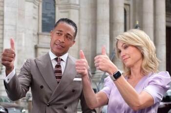 Presentadores de cadena televisiva ríen tras su despido por protagonizar romance prohibido