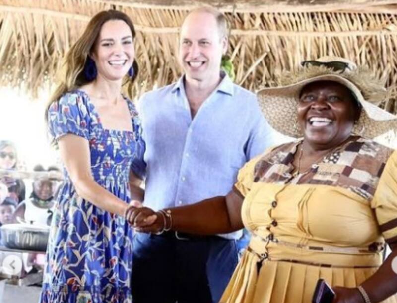 William y Kate bailan con los lugareños de Belice en su visita por el Caribe - Créditos: Instagram