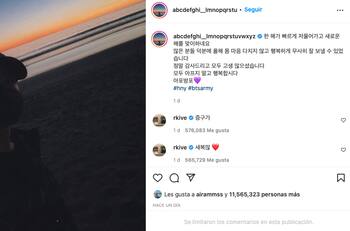 El mensaje de Año Nuevo de Jungkook, de BTS, que ya tiene 11 millones de Me Gusta