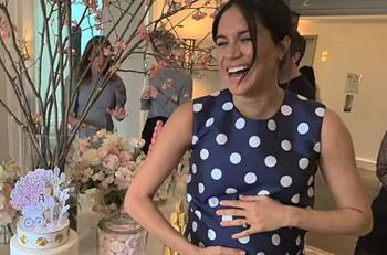 Las imágenes desconocidas del estiloso baby shower de Meghan Markle