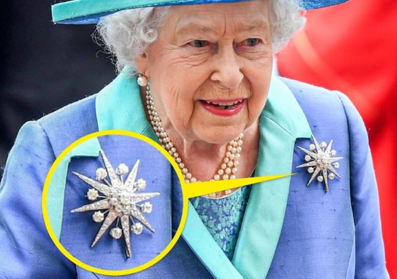 El broche Jardine Star era una de las piezas de joyería favorita de la reina.