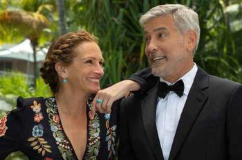Hijos de Julia Roberts copiaron el look noventero de George Clooney