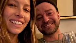 Jessica Biel y Justin Timberlake se muestran unidos y animan un simbólico festejo