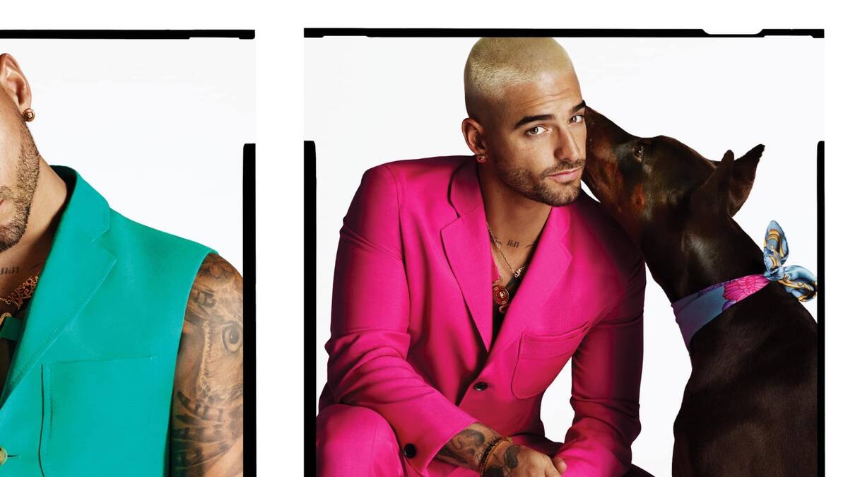 Maluma da un paso importante en el mundo de la moda y se convierte en la imagen de Versace
