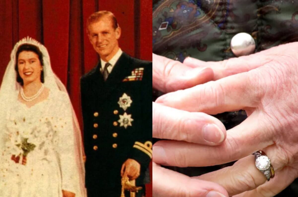 La reina Isabel II y el romántico secreto en su anillo de bodas que ha guardado por más de 70 años