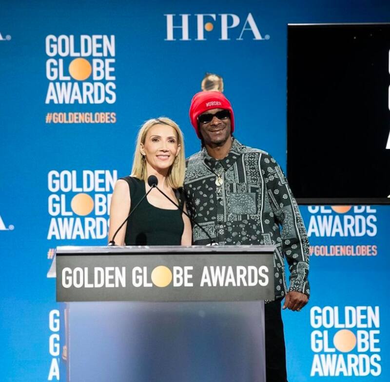 Golden Globes Helen Hoehne y Snoop Dogg anunciaron la lista de nominados - Créditos: Instagram de Golden Globes