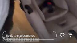 Mario Cimarro ya es papá y así son sus primeras horas en esta nueva faceta