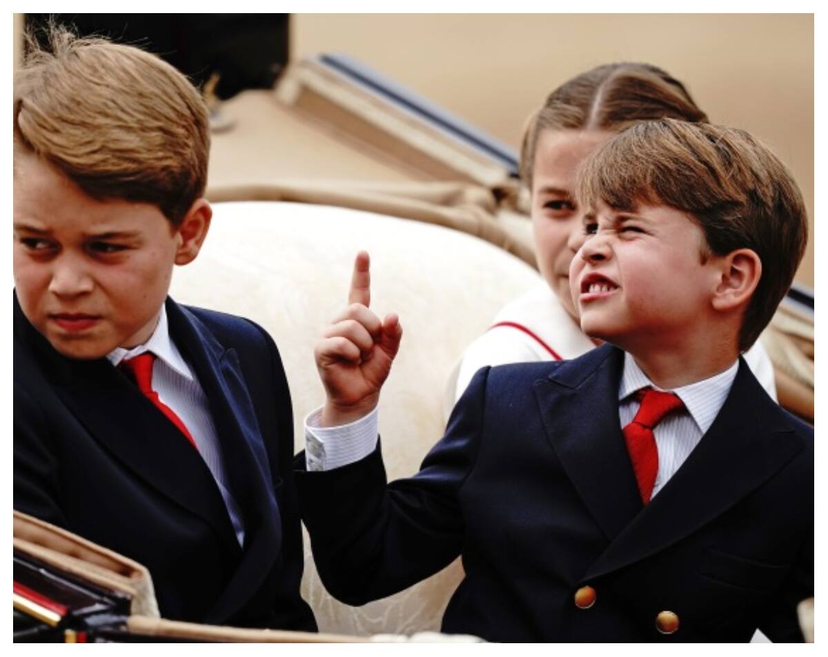 El Príncipe Louis también le obedece a su hermana Charlotte.