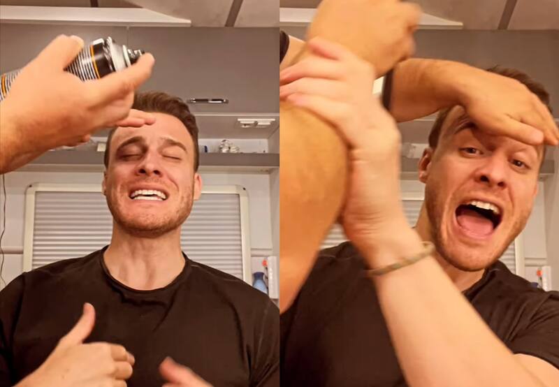 Kerem Bürsin cantando al ritmo de Red Hot Chili Peppers