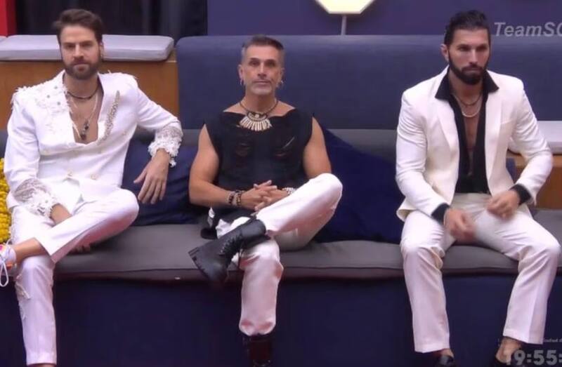 Jorge Losa, Sergio Mayer y Poncho de Nigris en La Casa de los Famosos, México | Captura