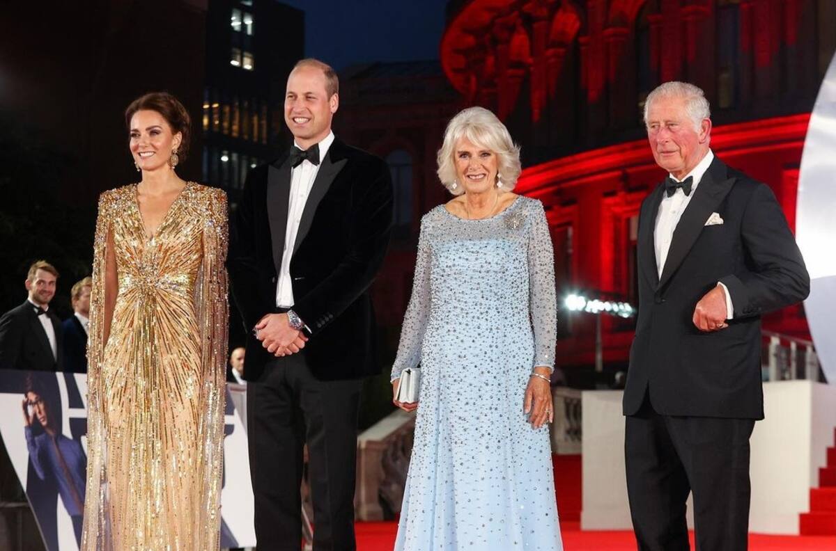 ¡Va la realeza! Los duques de Cambridge asisten a la premiere de 'No time to die'