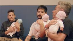 Ricardo Montaner aparece feliz cargando a sus nietos Índigo y Apolo