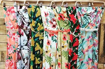 Estas famosas ya están en mood primaveral con sus coloridos vestidos