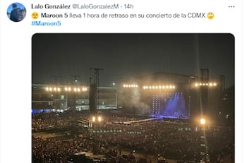 Maroon 5 no logra llenar su concierto en México y las redes sociales reaccionan