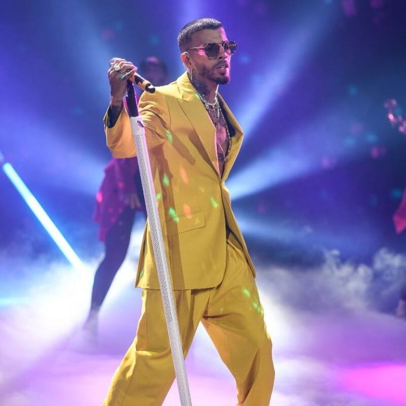 Rauw Alejandro El cantante durante su presentación en los MTV MIAW - Créditos: Instagram @rauwalejandro