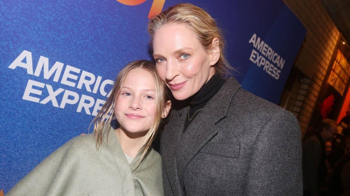 Parecido entre Uma Thurman y su hija impacta a sus fans