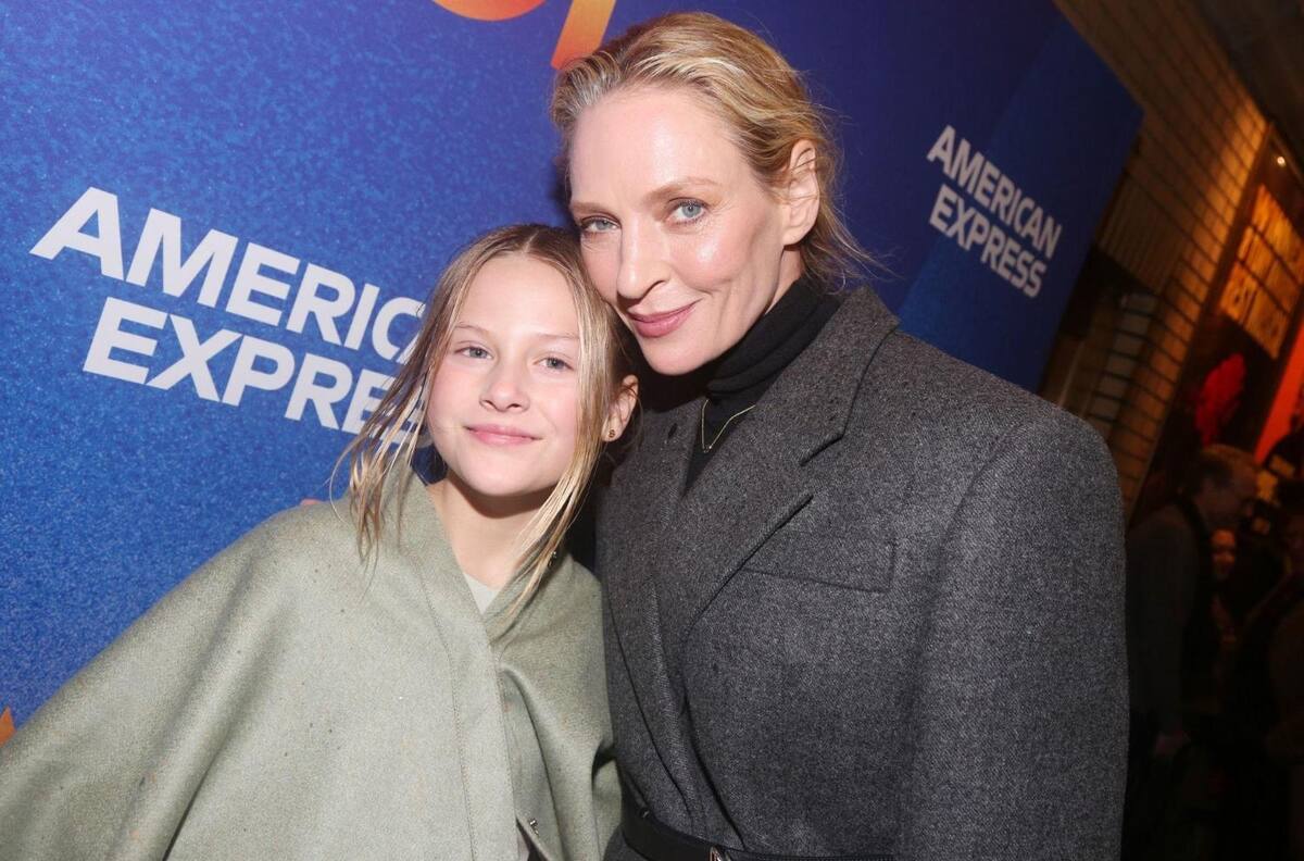 Parecido entre Uma Thurman y su hija impacta a sus fans