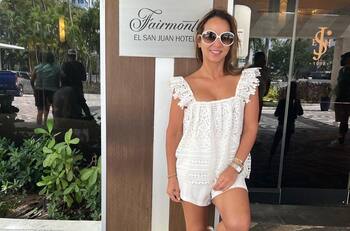 Adamari López reacciona al reencuentro de Toni Costa con su familia