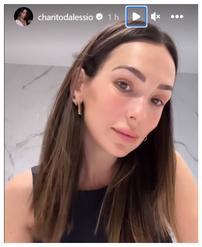 Charito D'Alessio en su última storie comienza su vida como separada. Es madre, junto al actor Ernesto D'Alessio, de cuatro hijos: Jorge Antonio, Sara María, Ana Priscila y Juan Mateo.