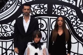 Alaïa, Adamari y Toni Costa se juntan para ejecutar sensacional coreografía de Merlina