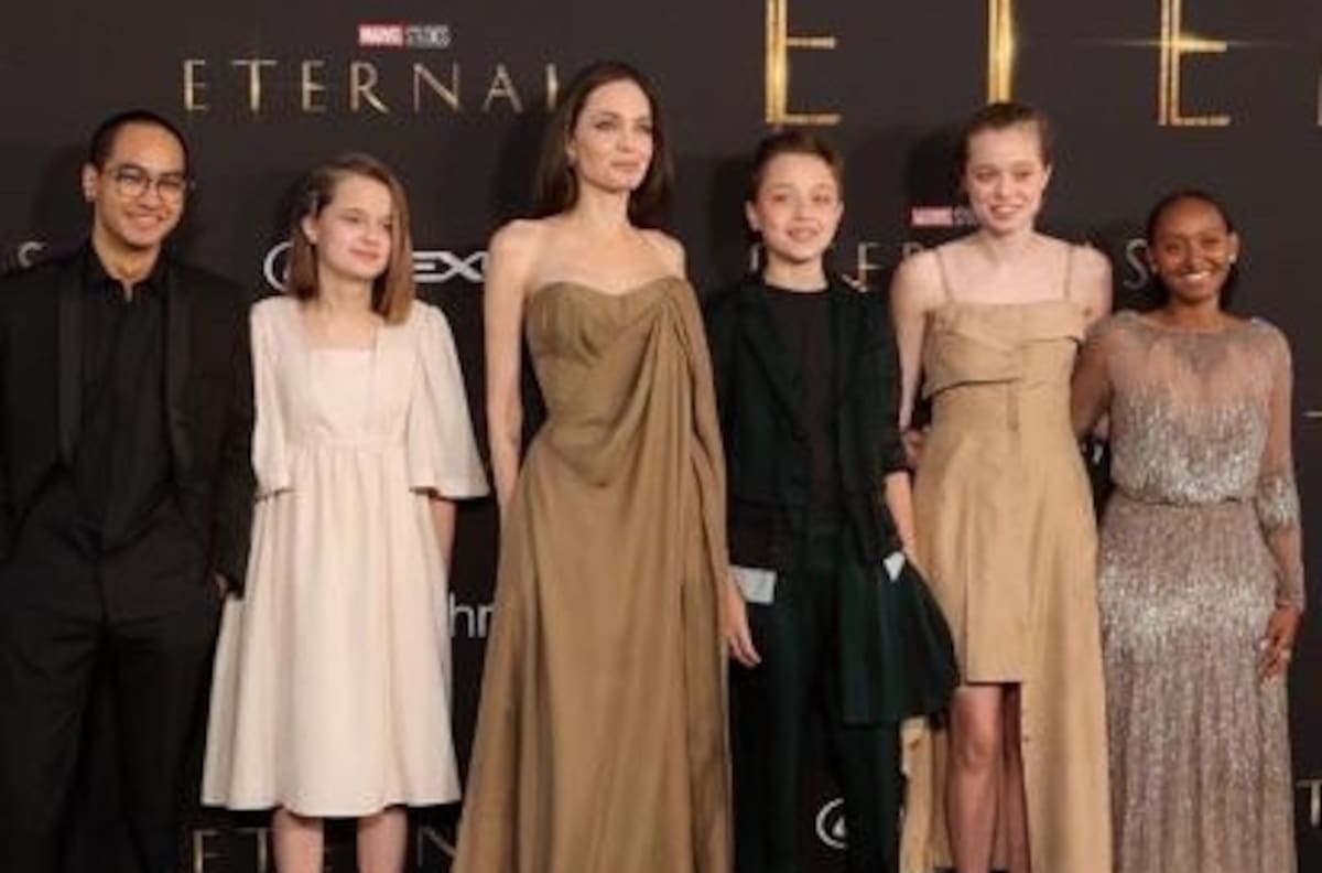 Angelina Jolie pone de moda el second hand: su hija reutiliza vestido para 'Eternals'
