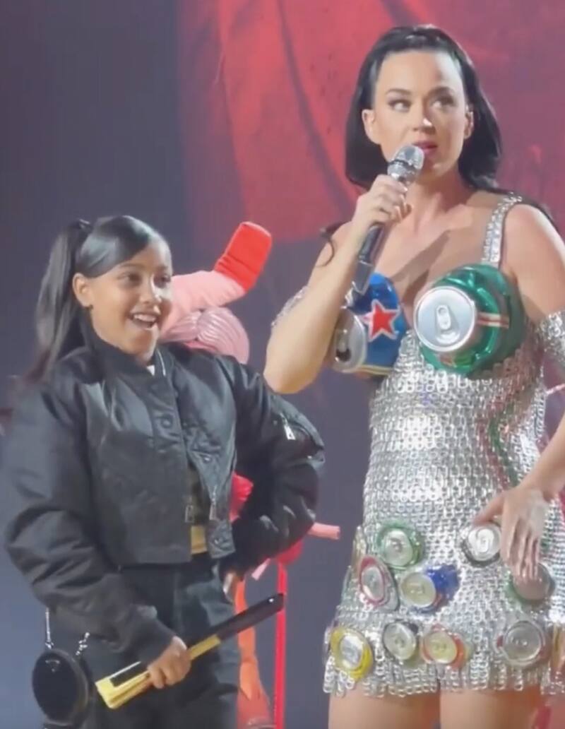 North West le roba el show a Katy Perry - Créditos: Instagram