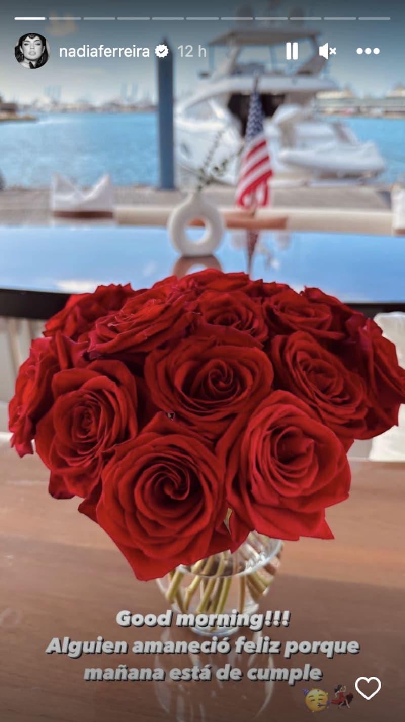 Marc Anthony entrega particular regalo a Nadia Ferreira en la previa de su cumpleaños - Créditos: Instagram