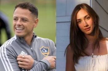 "Chicharito" Hernández y su nueva novia posan por primera vez en una alfombra roja