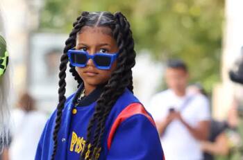 North West y Kanye aparecen por primera vez públicamente juntos con la nueva esposa del rapero