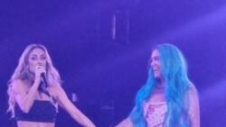 Anahí y Karol G sorprenden a los asistentes de la Arena Ciudad de México