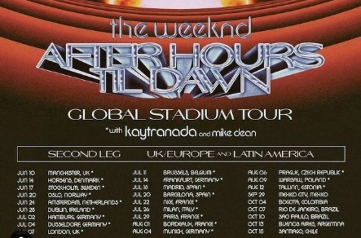 The Weeknd anuncia gira por Latinoamérica: México, Argentina, Colombia, Brasil y Chile