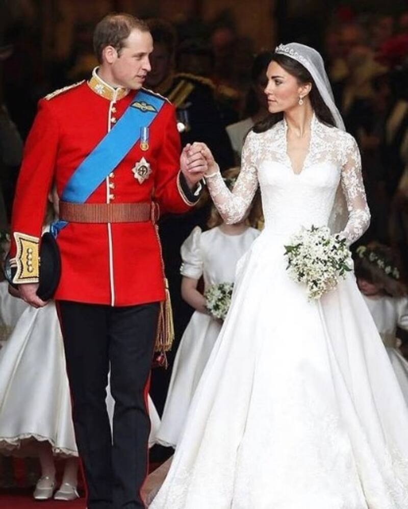 Meghan afirmó que Kate Middleton cumplió su fantasía infantil de ser princesa al casarse con William La boda real de Kate que Meghan cuestionó por los simbolos que representa - Créditos: Instagram